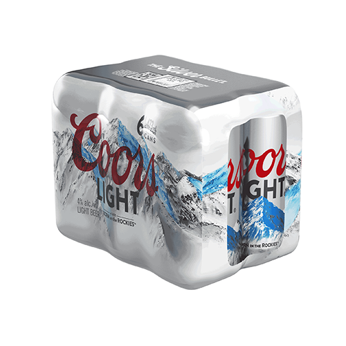 Coors Light emballage de 6 (473mL)