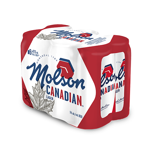 Molson Canadian emballage de 6 (473mL)