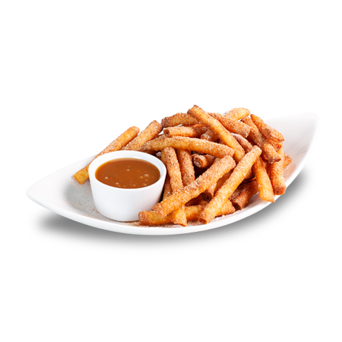 BEIGNETS-FRITES au caramel