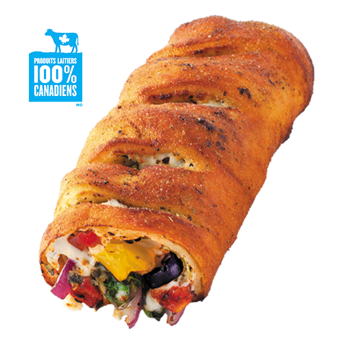 PIZZA STROMBOLI MÉDITERRANÉENNE AU PESTO